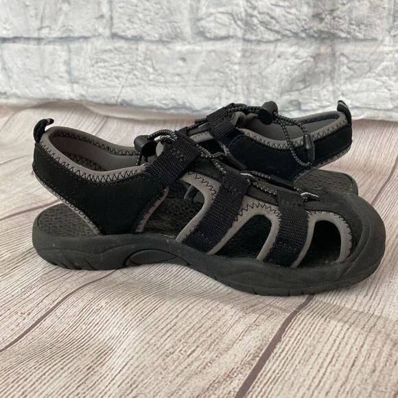 Rugged Outback sz 2 boys slip on water/outdoor shoes w/adjustable Cinch closure - Picture 2 of 9